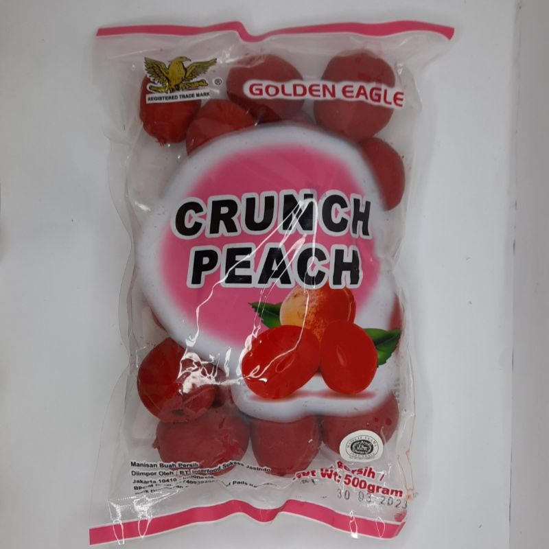 

Golden Eagle Crunch Peach / Manisan Buah Persik // 500gr