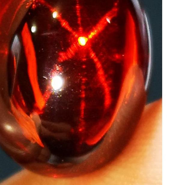 BATU PERMATA MERAH SIEM STAR BIG SIZE KRISTAL