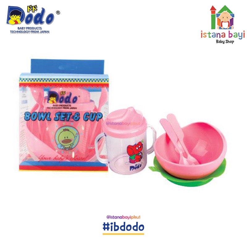 Dodo Bowl Set and Cup - Perlengkapan Makan Bayi