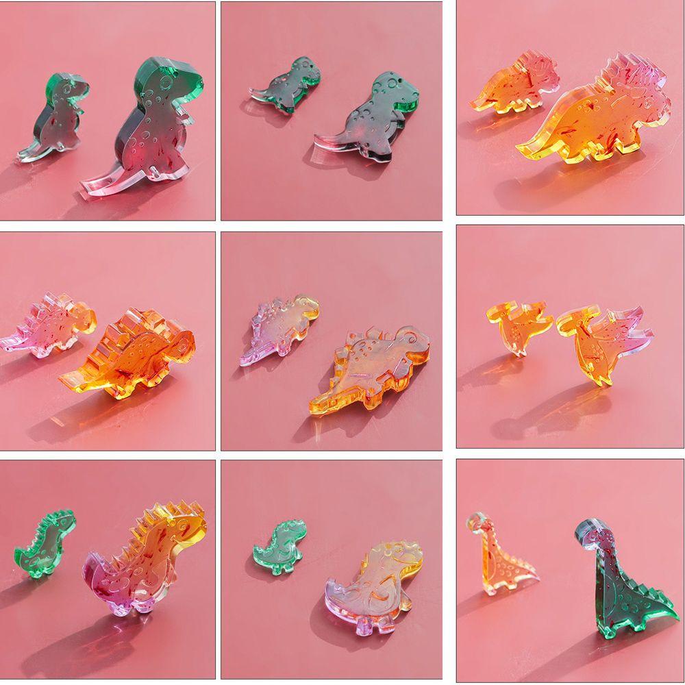 Preva Windbell Resin Cetakan Dekorasi Taman Rumah Lonceng Angin Liontin Lonceng Aeolian Gantungan Kunci Jurassic Dinosaurus