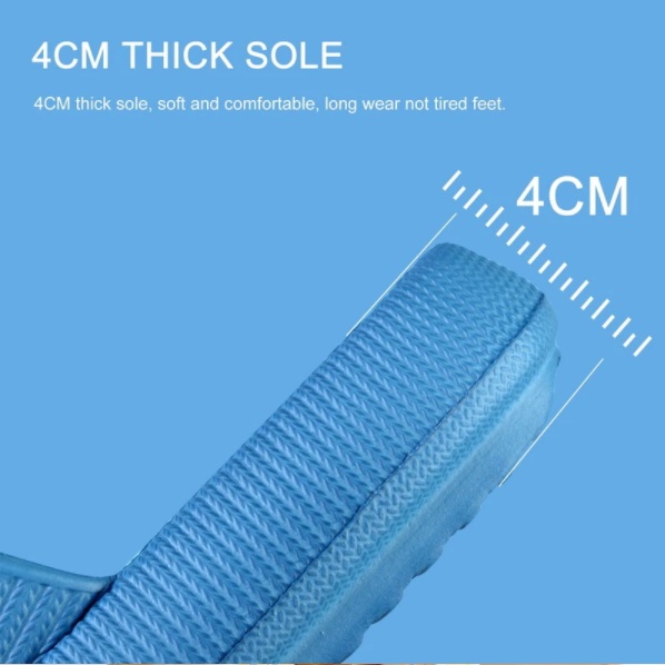 Sandal Rumah Berkualitas Sandal Kamar Mandi Berbahan Empuk Sandal Karet Wanita Pria Couple-8