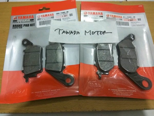 DISPAD SET-KANVAS REM DEPAN BELAKANG YAMAHA NMAX