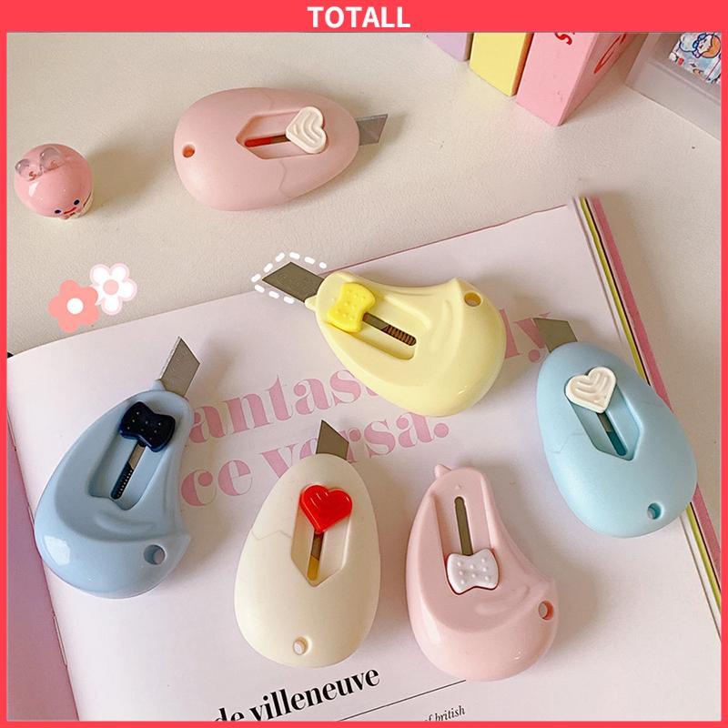 COD Cute Mini Cutter Pisau Kecil Lucu Portable Small Utility Knife Alat Perlengkapan Seni Siswa