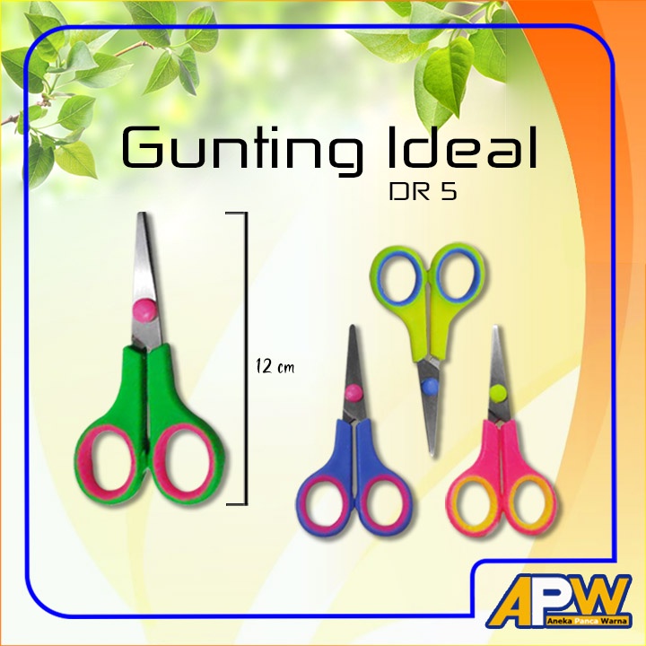 

Ideal DR 5 Gunting Fancy Small 12 cm (Scissors)