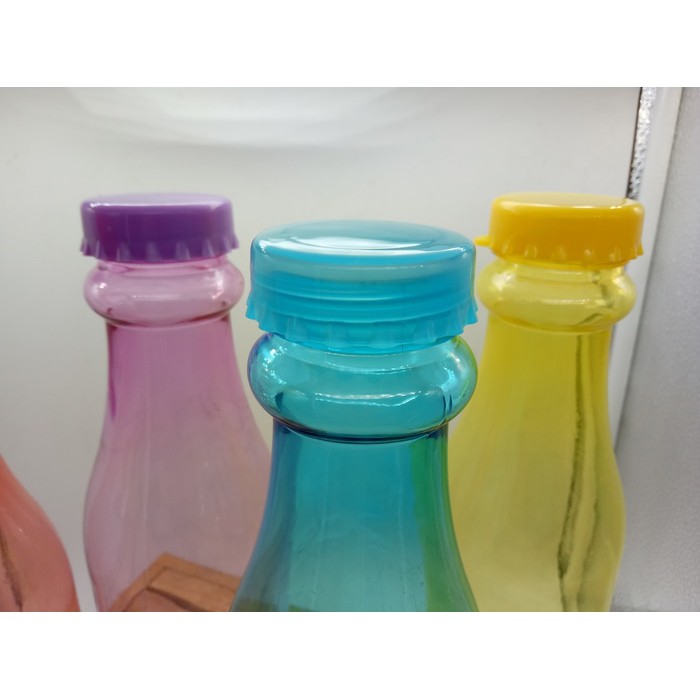 Botol Air Plastik 500ML Berwarna dengan Tali