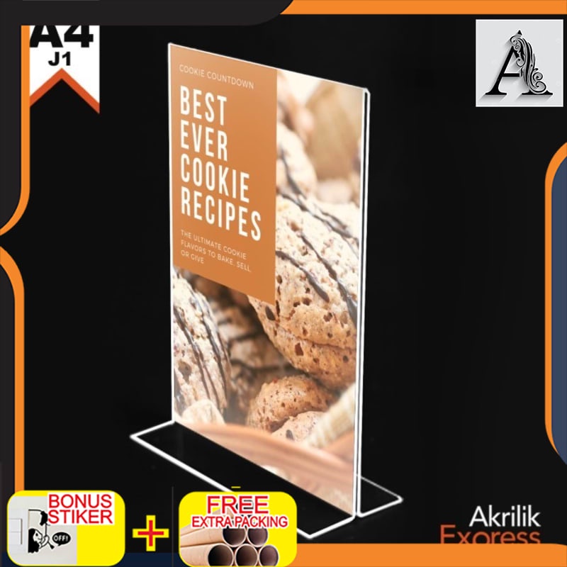 

Grosir papan menu / papan menu akrilik / tent card / tent holder