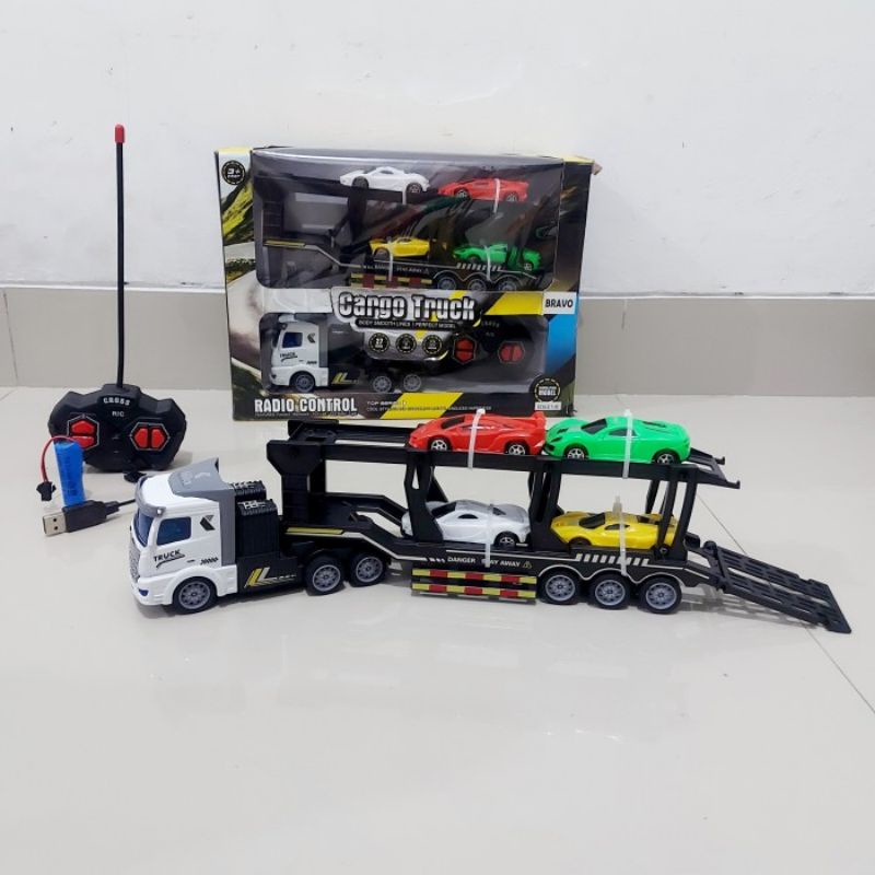 Rc Truk Hauler Remote Control - Mainan Mobil Remot Kontrol Truck Towing Anak Laki