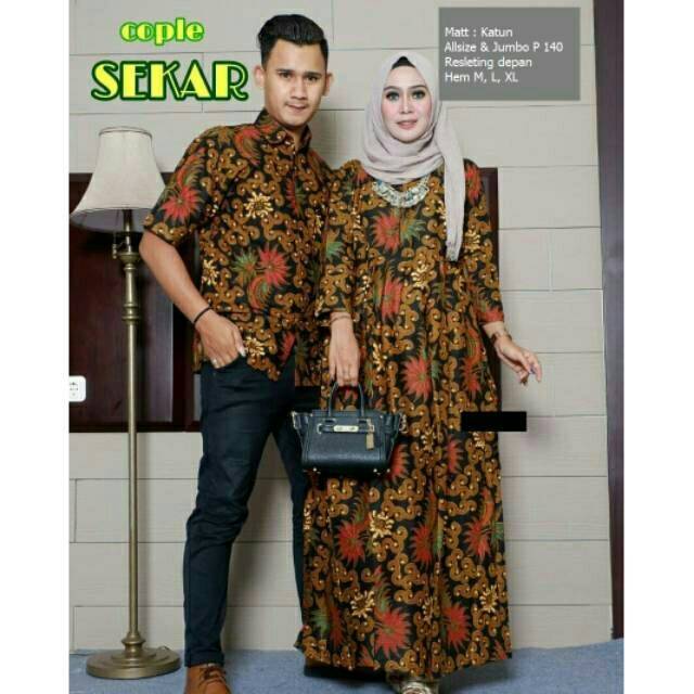 Gamis Couple Murah - Gamis Couple Mewah Tapi Kalem - Kirana Couple Ori Najwa Warna Pink HANNA