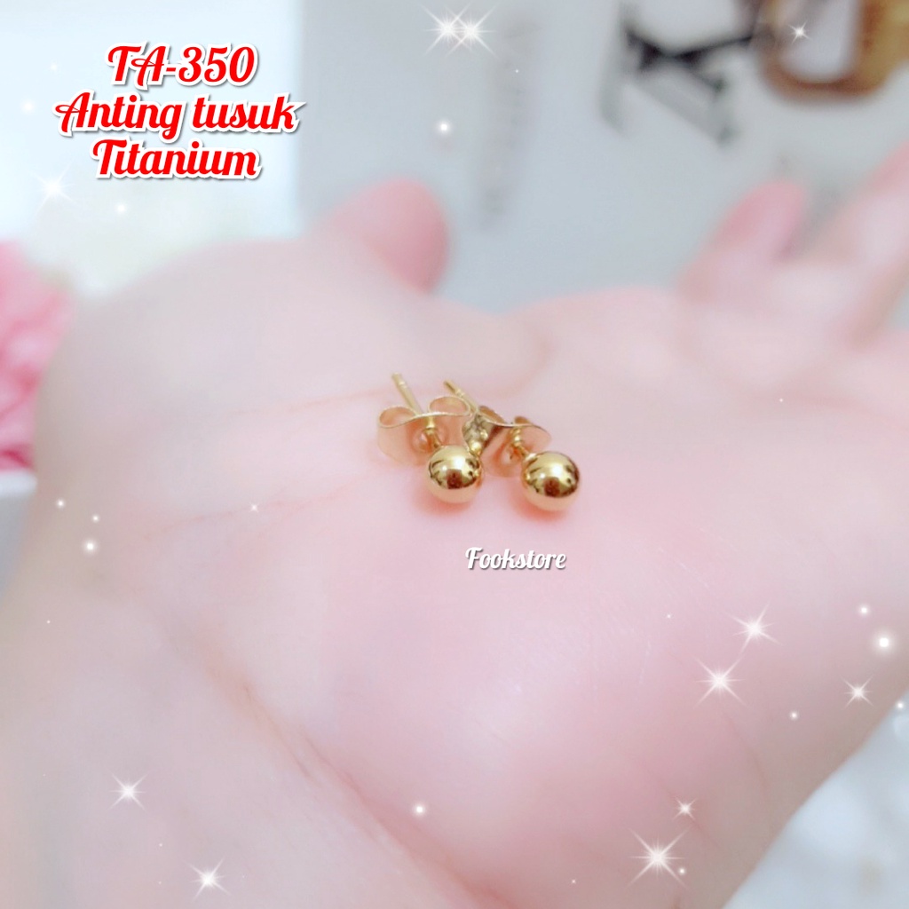 TERLARIS ANTING TUSUK DAN ANTING DESI TITANIUM WANITA PREMIUM/ANTI KARAT