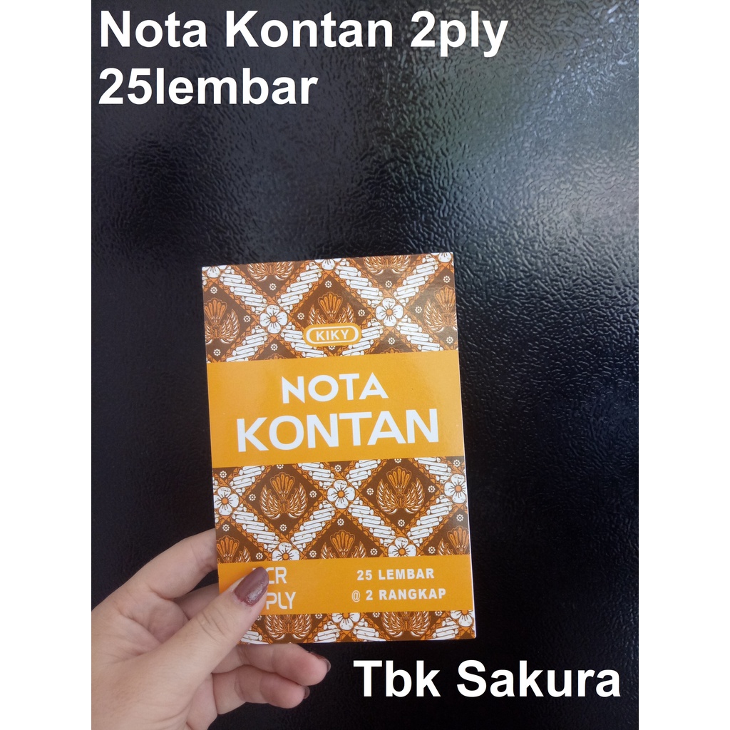 

Nota Kontan 2Ply 25lembar