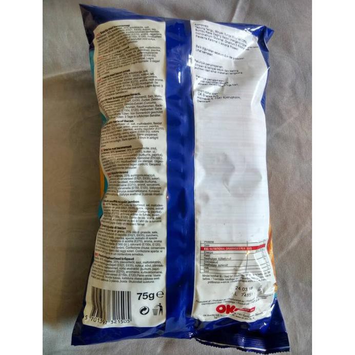 

CRISPY BACON CHIP DENMARK / SNACK CEMILAN DAGING BABI ASAP IMPORT