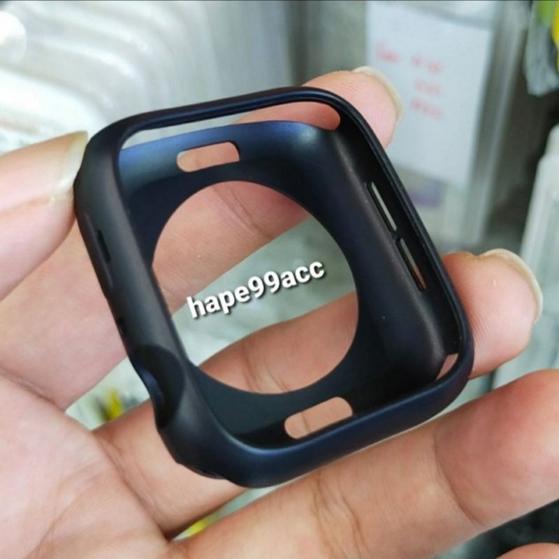 Apple watch 7 series soft case silicon black 41 mm 45 mm