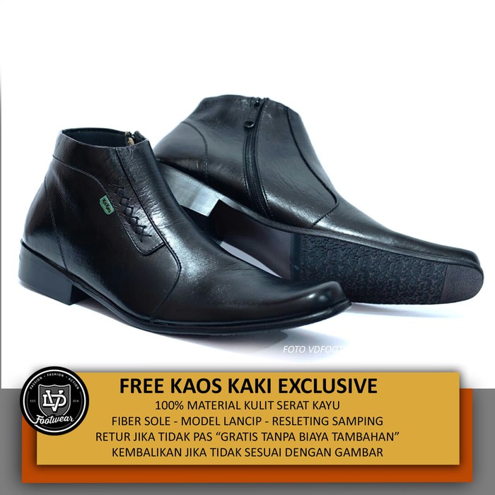 SEPATU PANTOFEL KULIT KICKERS FORMAL PRIA  PANTOPEL PANTOVEL BOOTS