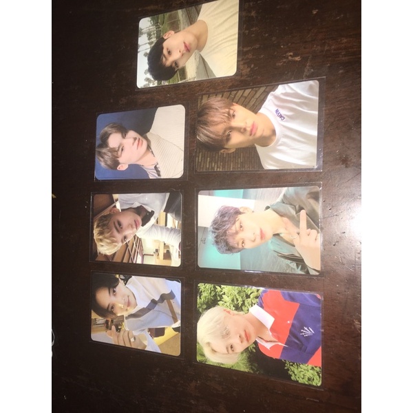 Seventeen photocard pc jeonghan wonwoo mingyu