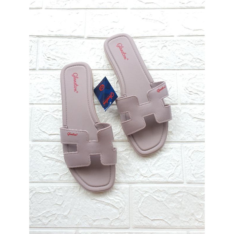 SANDAL WANITA DEWASA VEROTINO 1838 KARET SENDAL SLOP PEREMPUAN DEWASA-Ungu