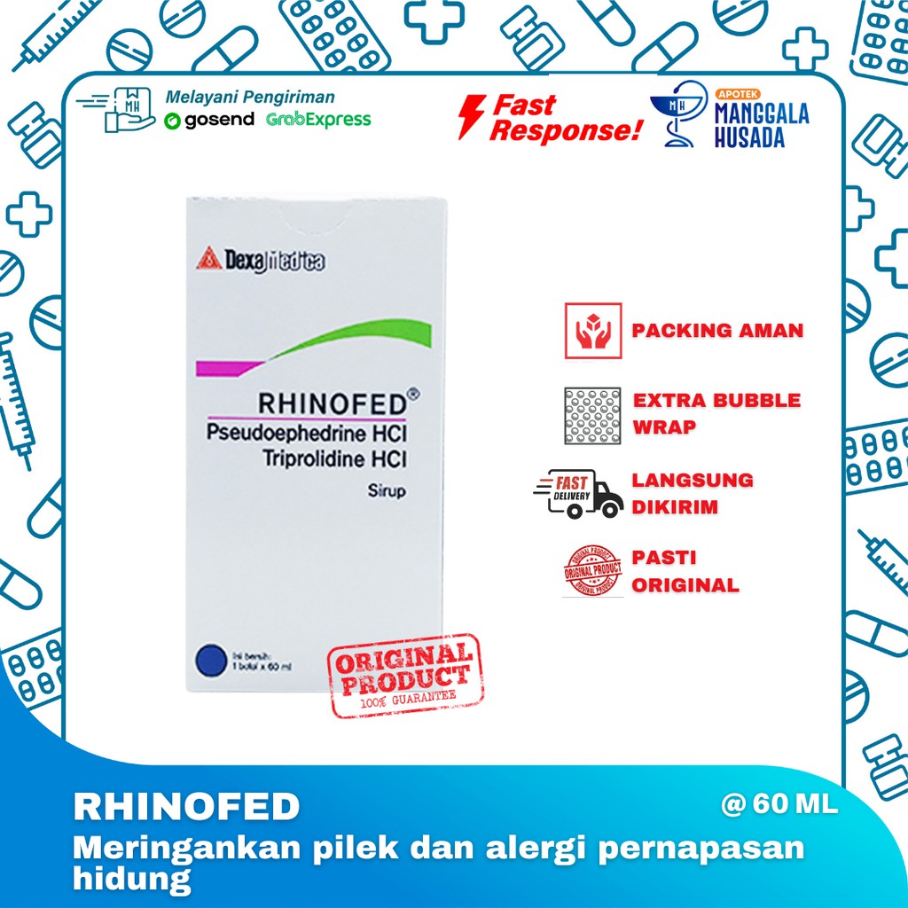 RHINOFED SIRUP @ 60 ML