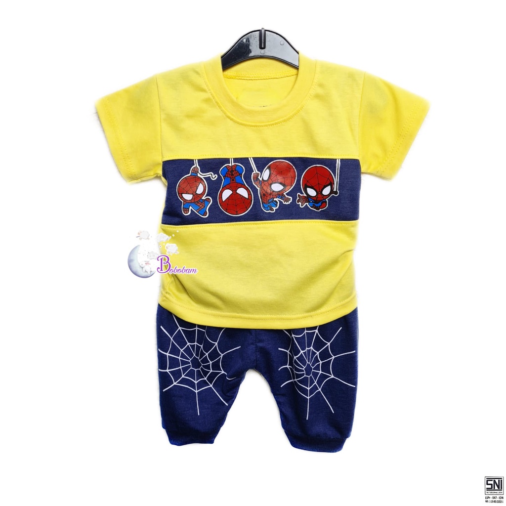 BAJU BAYI ECER BOBOBAM CASUAL KASUAL SP1D3RM4N SETELAN ANAK HARGA GROSIR