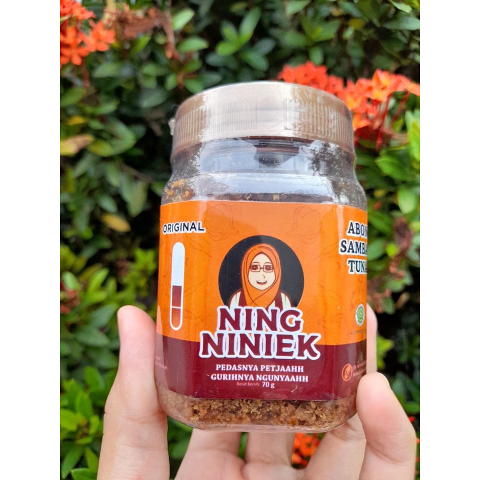 

Sambal Tabur Ikan Tuna Ning Niniek Lauk Khas Surabaya 70gr