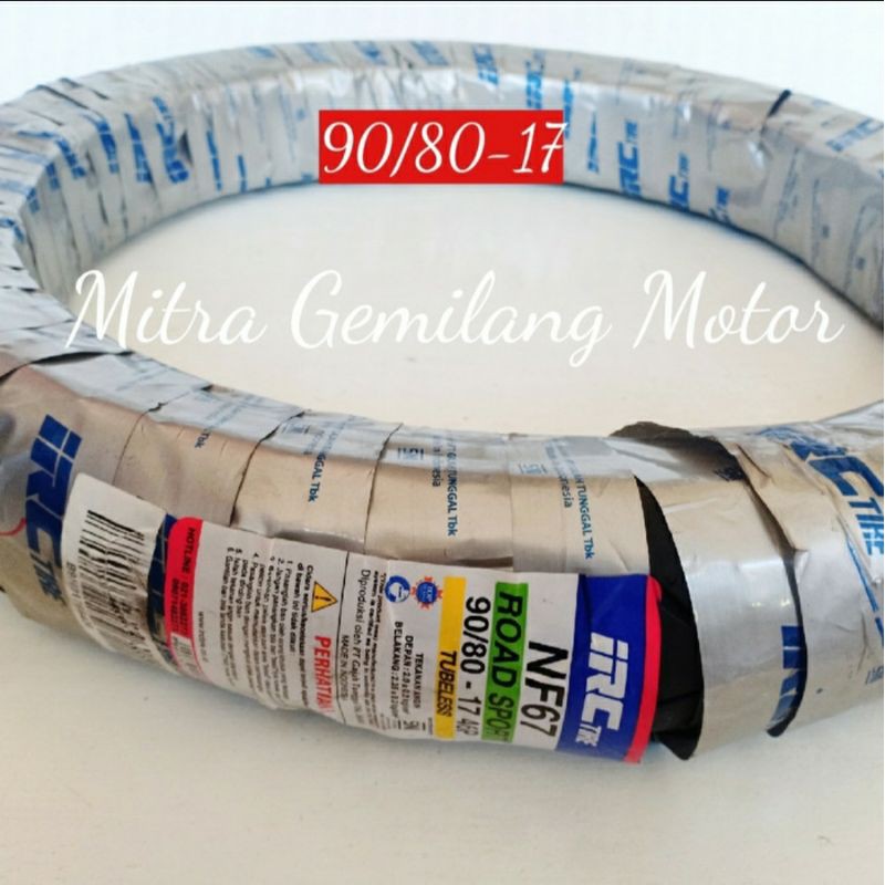 BAN IRC 90/80-17 TUBELESS