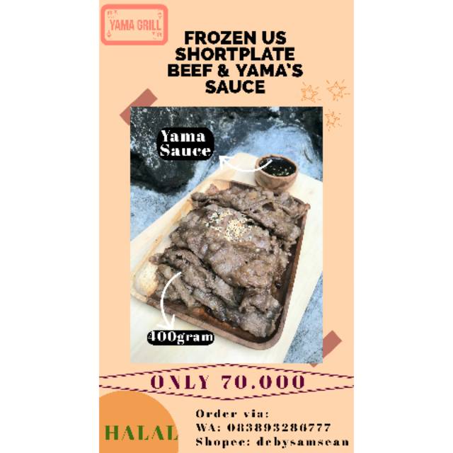 

Us beef shortplate marinated by Yama Sauce