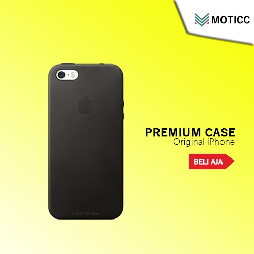 DISKON OFFICIAL ORIGINAL APPLE IPHONE 5 / 5S / SE LEATHER CASE KULIT PREMIUM