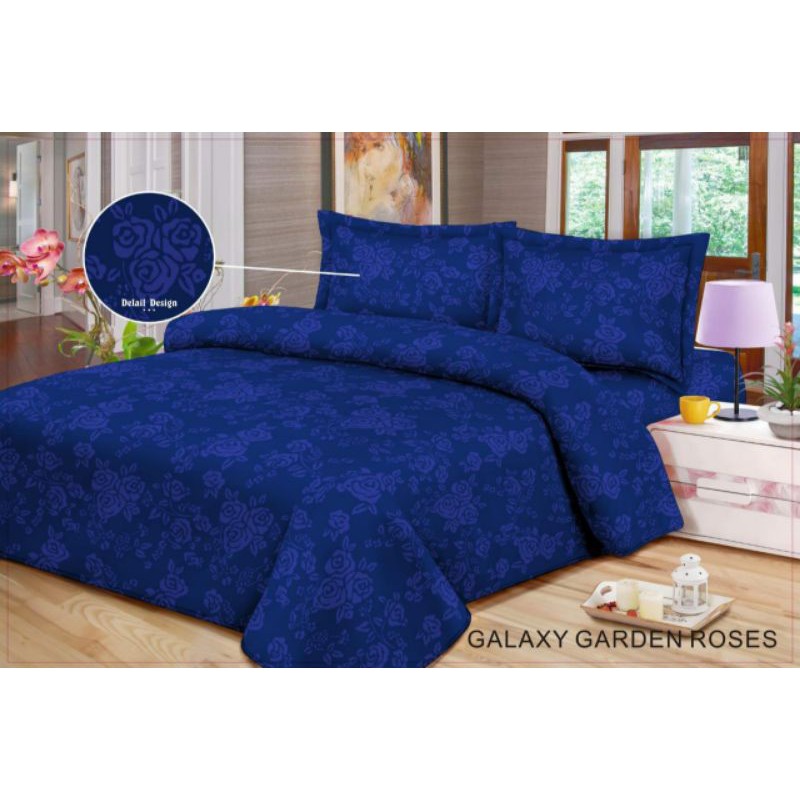 [ new ] sprei embos light blue/ green sage homemade