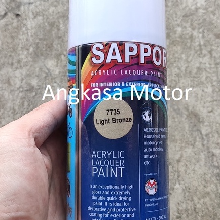 

Cat Semprot LIGHT BRONZE 7735 Sapporo Spray Pylox Pilox