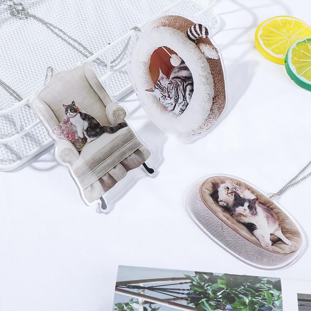 Suyo Liontin Mobil Fashion Lucu Kreatif Kucing Gantungan Kunci