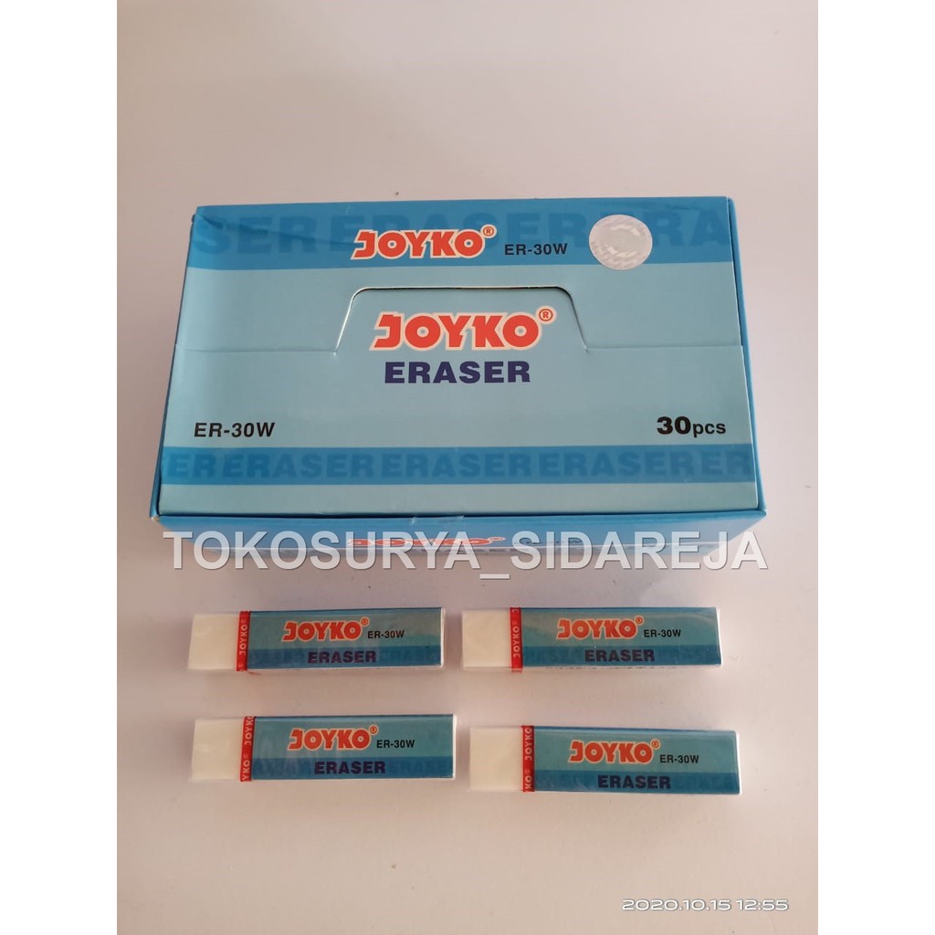 

Penghapus Joyko Original Panjang Putih & Hitam (Satuan)