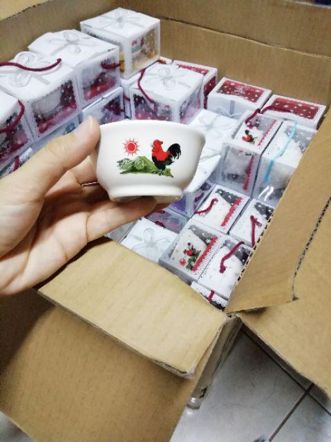 Mangkok Ayam Jago Mini Kemas Mika