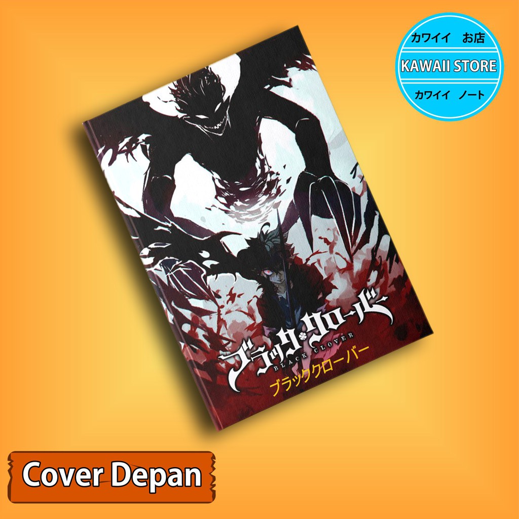 

Notebook / Pocket book Hard Cover Anime BLACK CLOVER ASTA DEMON uk A5 & A6 / Notes Book