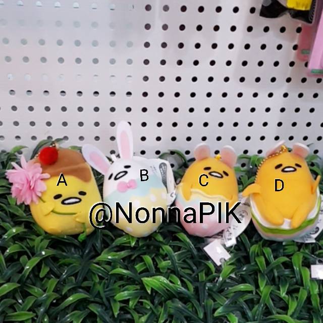 Gantungan Kunci / Keychain Gudetama Ukuran L &amp; S