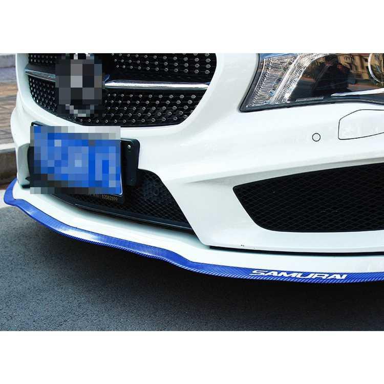 SAMURAI Stiker Carbon Fiber Anti Collision Strip Bumber Mobil-TY317054