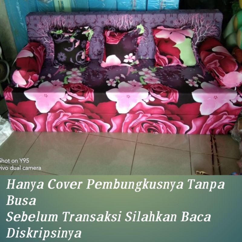 Ukuran 200x200x20 cm cover sofabed inoac / sarung sofabed inoac King Jumbo
