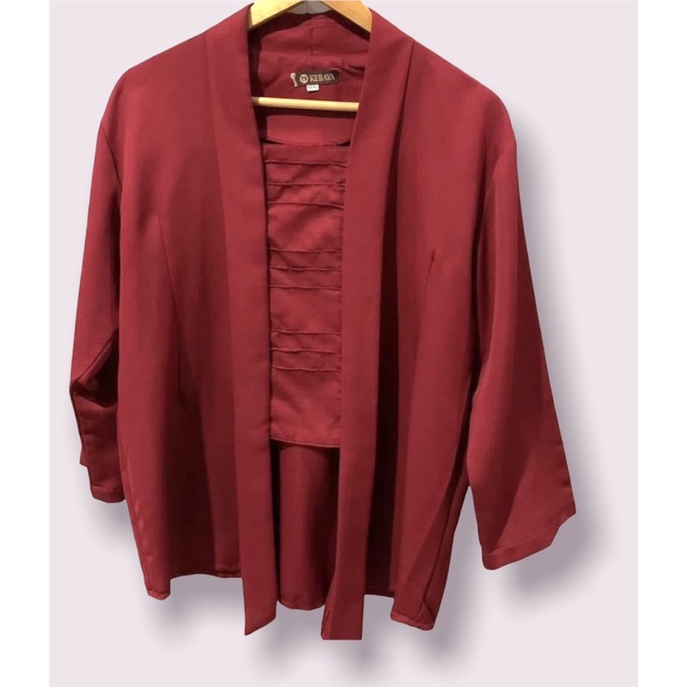 SET KEBAYA KUTU BARU BIGSIZE LENGAN PANJANG