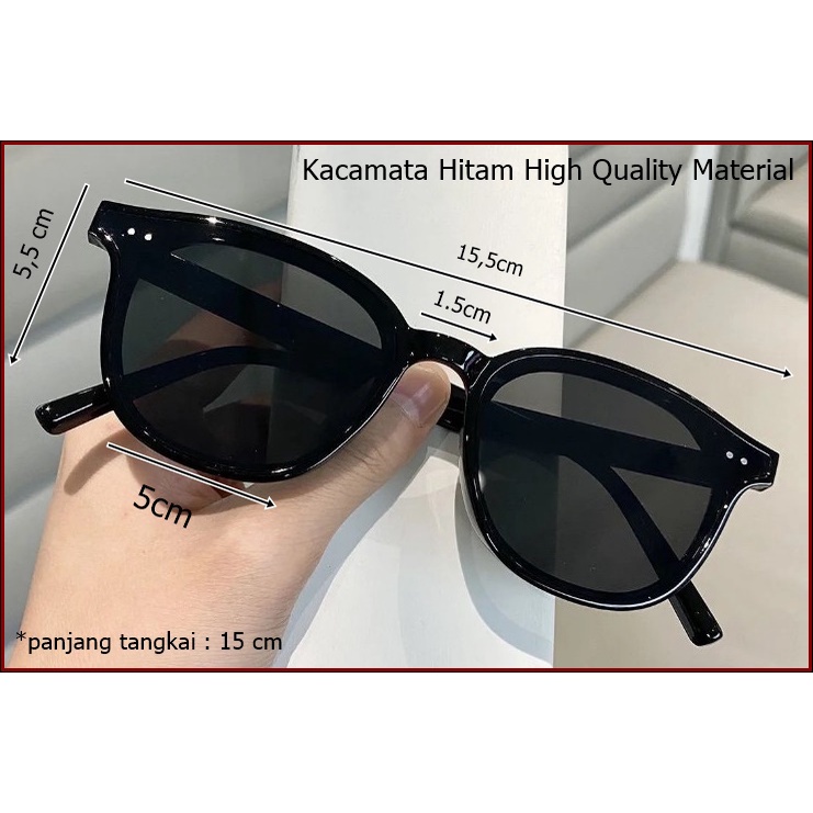 Kacamata Hitam Sunglasses Unisex Pria dan Wanita anti radiasi high quality material Indoberkah88 Indo-04