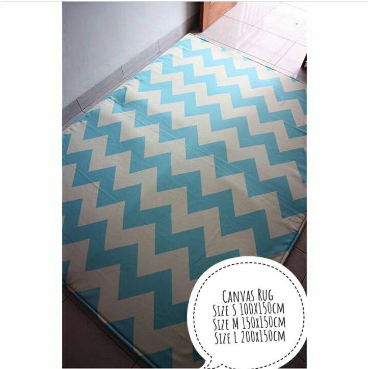 Canvas Rug Chevron Series