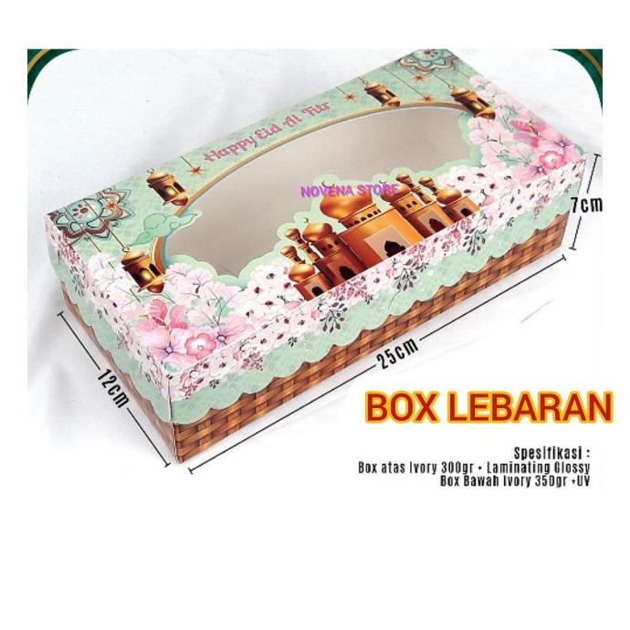 

Box Kotak Dus Hampers Kue Lebaran Idul Fitri 25X12X7Cm-Motif12 Hot!!!R30F