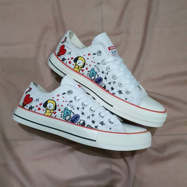  SEPATU  WANITA CONVERSE  X  BT21  KARAKTER Shopee Indonesia