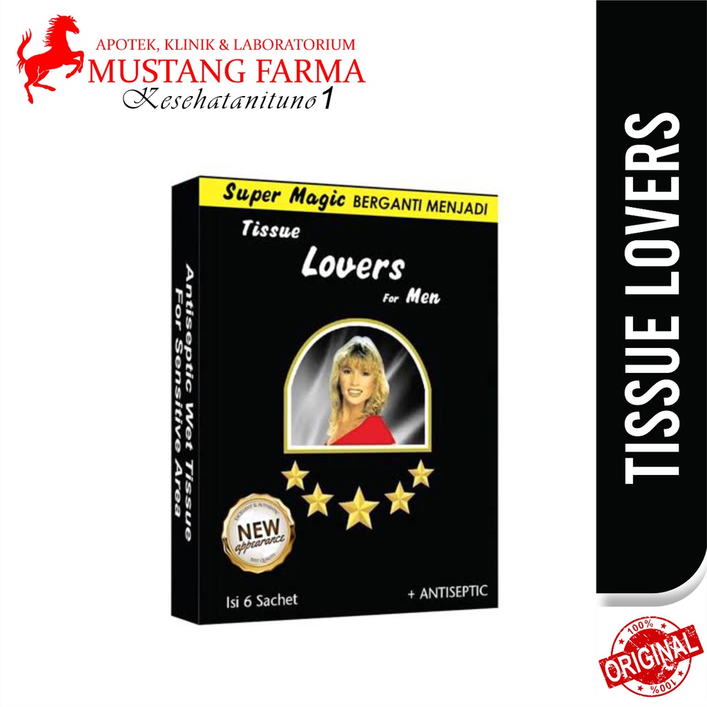Tisu Lovers Aroma Original - Super Magic