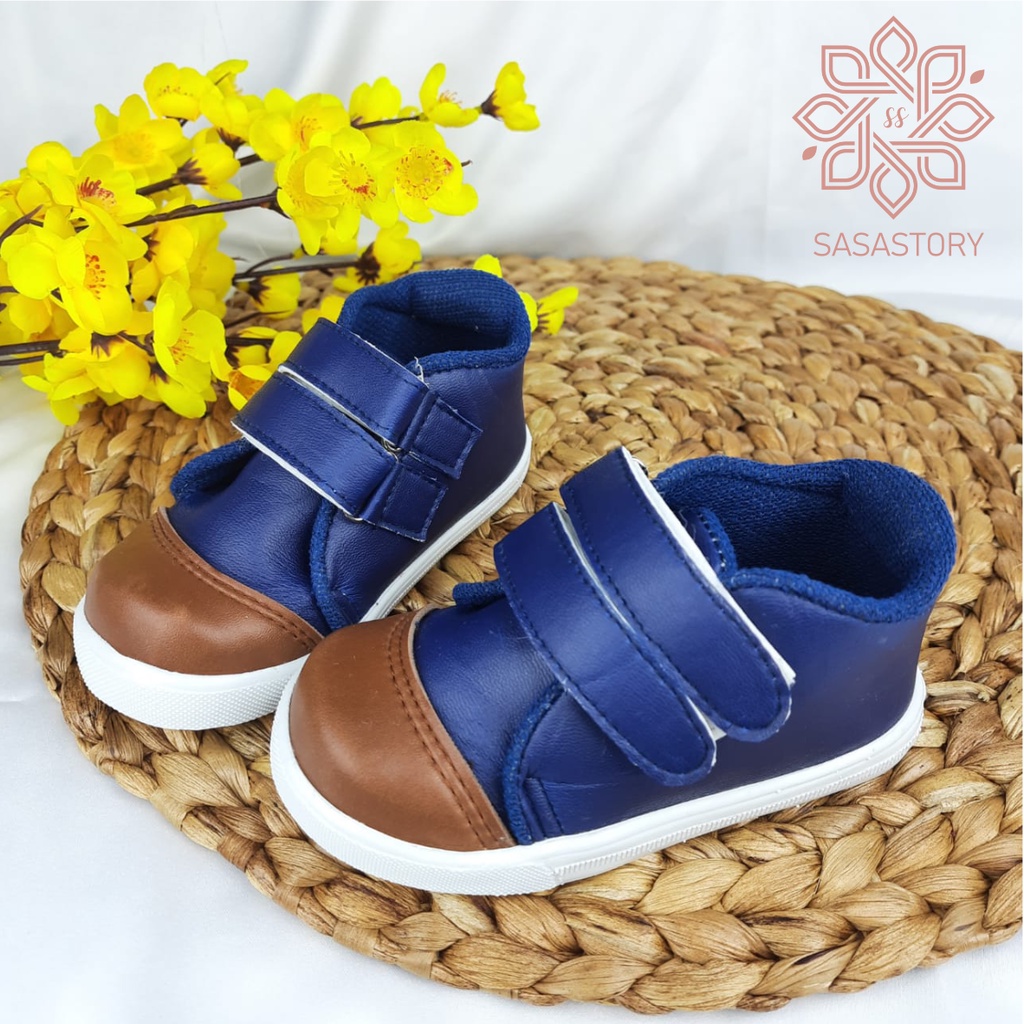 SEPATU SNEAKER ANAK LAKI-LAKI NAVY 1 2 3 TAHUN CA31