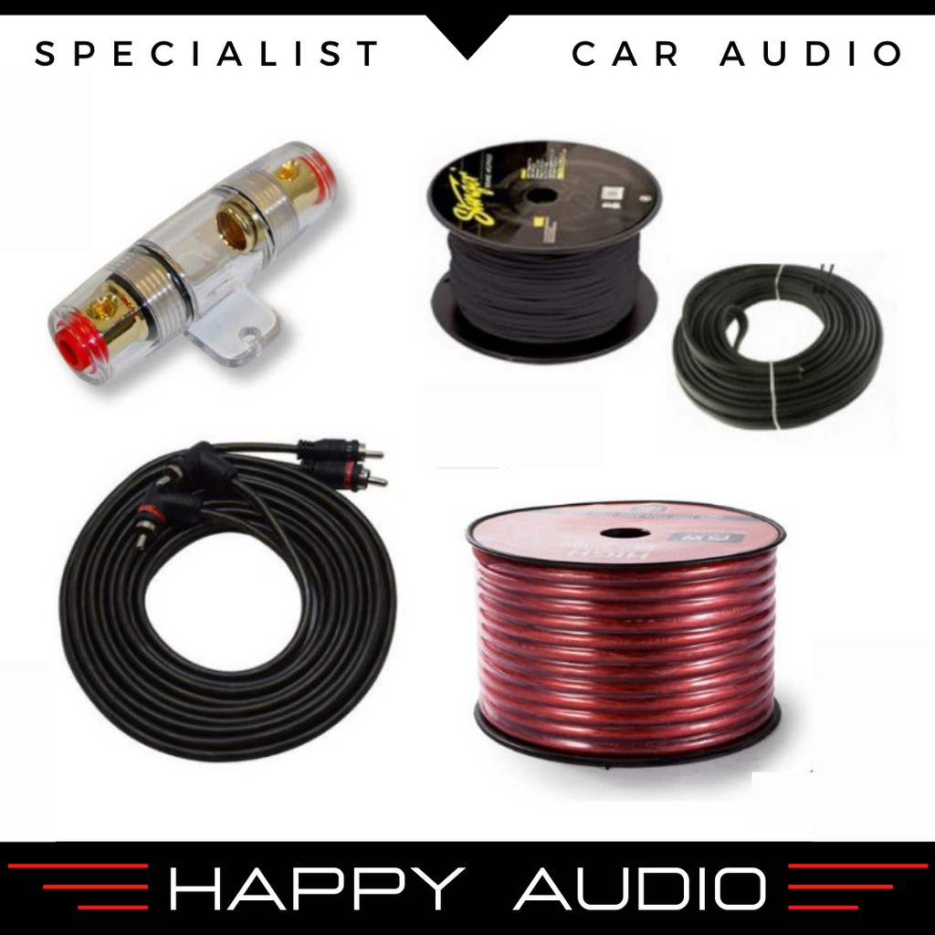 Jual Paket Kabel Untuk Audio Mobil Full Set Kabel Instalasi Sound System Mobil Shopee Indonesia