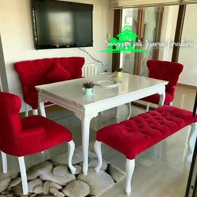 Meja makan sofa medern minimalis,kursi makan,meja makan,sofa