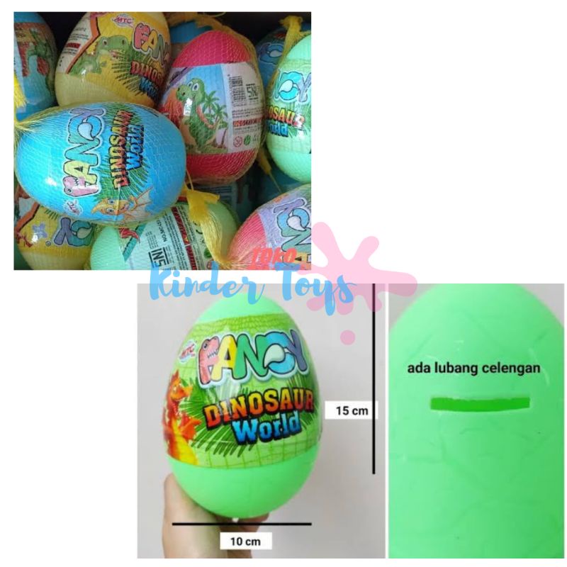 Mainan telur jumbo berhadiah, bisa untuk celengan