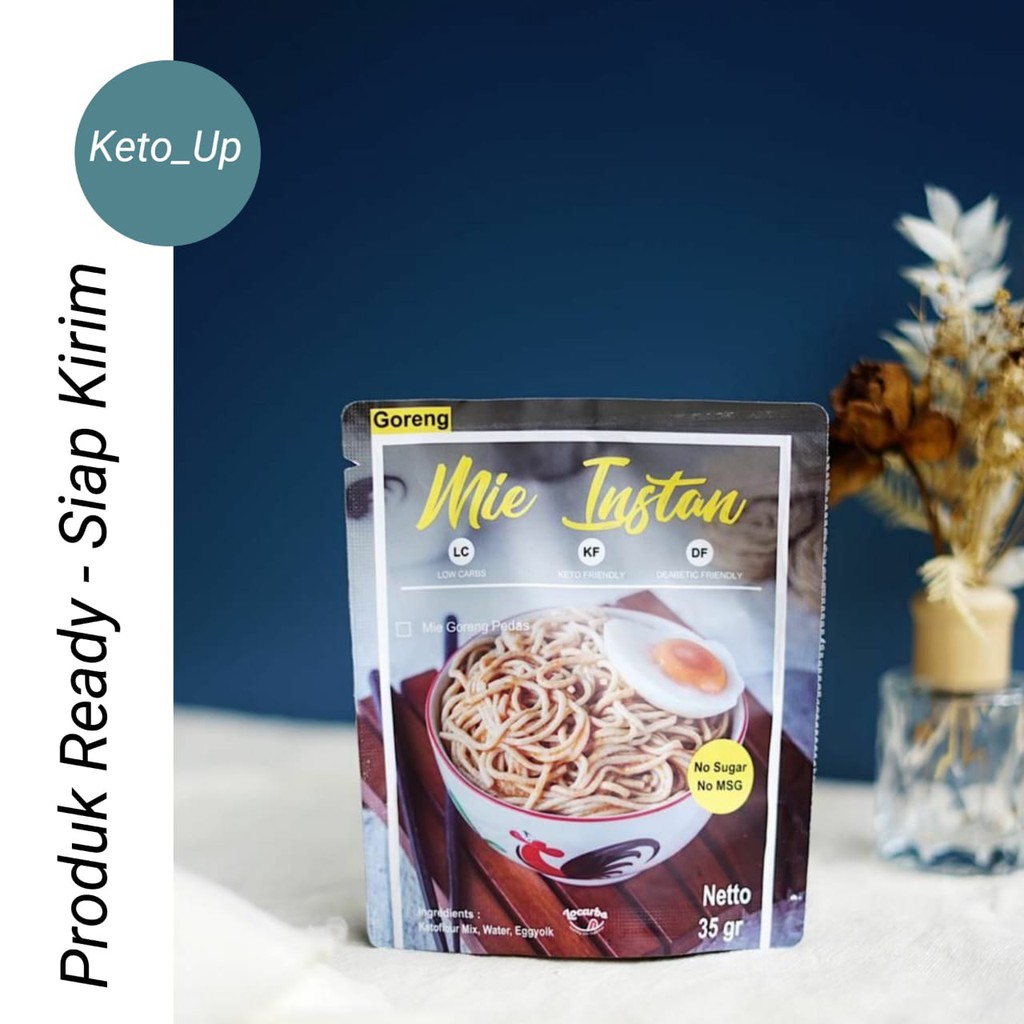 

Mie Goreng Instan keto friendly (tanpa tepung terigu)