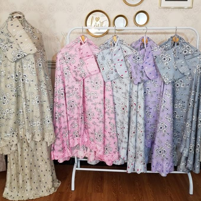 Mukena Jumbo Murah Mukena Tydie Grosir bahan Rayon Super no 1