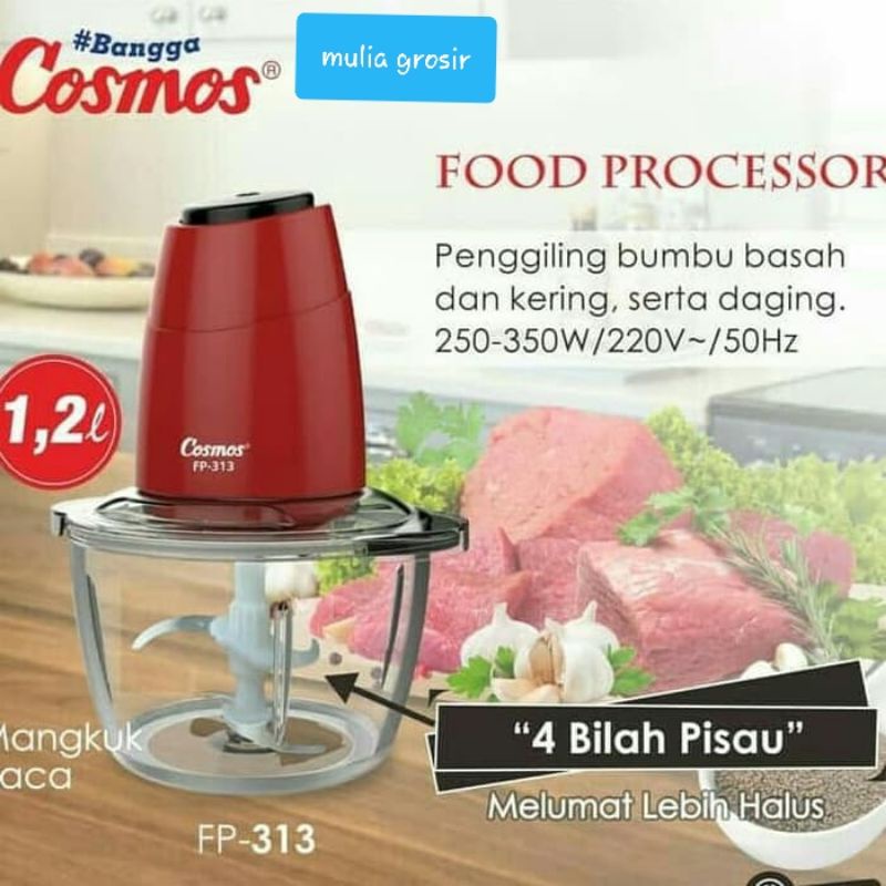 Food Processor Cosmos FP 313 / Chopper Cosmos / Pencacah Daging Cosmos