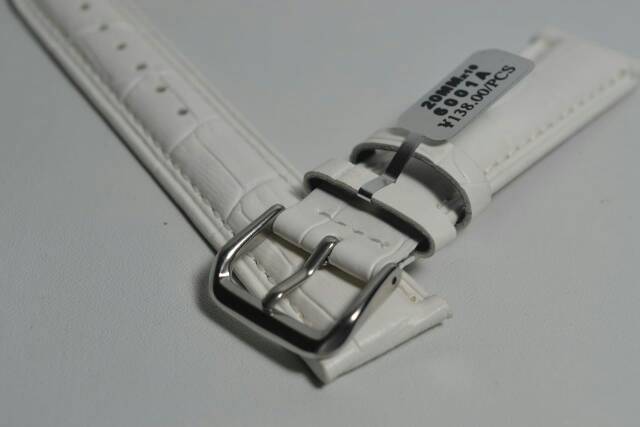 strap tali kulit original timeking putih berkualitas