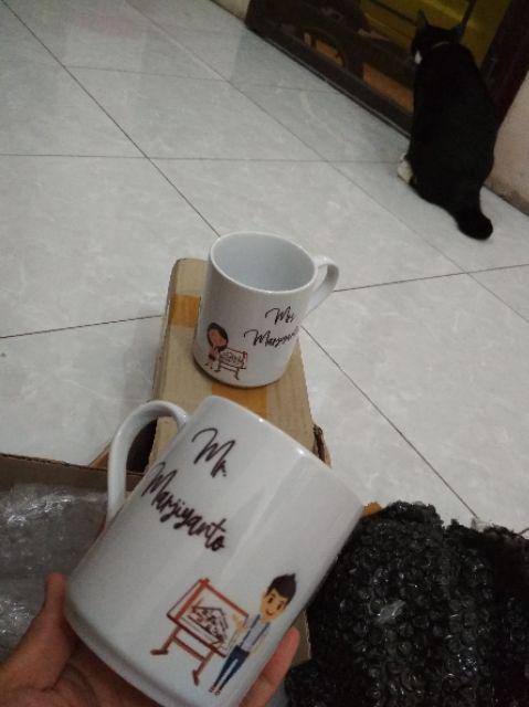 Kado - Hadiah - Pajangan - Couple - Hadiah Couple - Mug Couple - Custom - Mug
