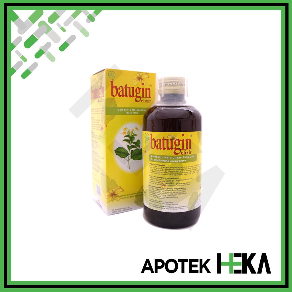 Batugin Elixir - Membantu Mengeluarkan Batu Urin / Kencing Batu (SEMARANG)